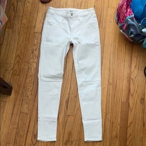 American Eagle White Jeggings
